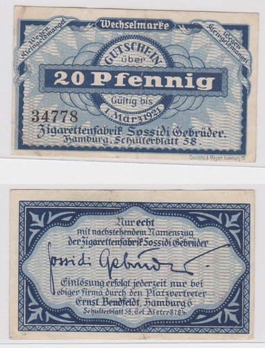 Pfennig banknoten notgeld - pfennig,