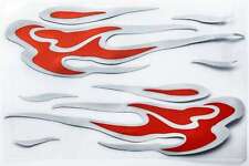 2x Flammen Aufkleber Tuning