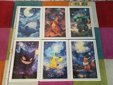 6 Pokemon Bilder Leinwanddruck