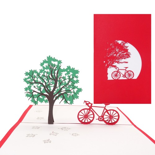 Pop karte fahrradtour 3d - up,