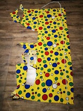 Stoff Stoffrest gelb bunte