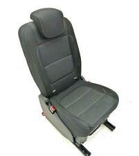 Original VW Sharan 7N Seat Alhambra Sitz 2.Reihe hinten mitte schwarz gestreift