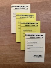 Betriebserlaubnis ABE Peugeot 103 Papiere BV-D Moped 50 Km/h blanko 
