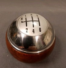 Original MINI R50 R52 R53 Cabrio 6 Gang Schaltknauf Holz Chrom D Ca 5,5 Cm