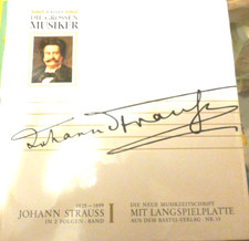 Die grossen Musiker - Johann Strauss -Nr.15 - Bastei  LP Vinyl Schallplatte
