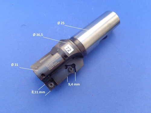 Wendeplattenbohrer