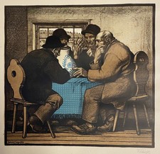 Rudolf Schiestl - Die Trinker