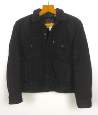Levi’s Premium Sherpa Trucker Jeansjacke L Herren Forever Black