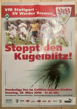 Plakat 2004 VfB Stuttgart - SV