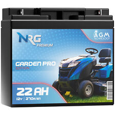 NRG Rasentraktor Batterie 12V 22Ah AGM Rasenmäher Aufsitzmäher 20Ah 18Ah 17Ah