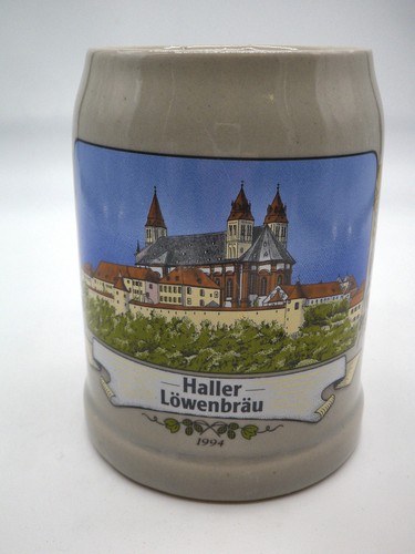 Bierkrug haller löwenbräu - bierkrug,