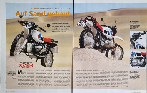 Motorrad bmw in 1 10 - 80, g/s