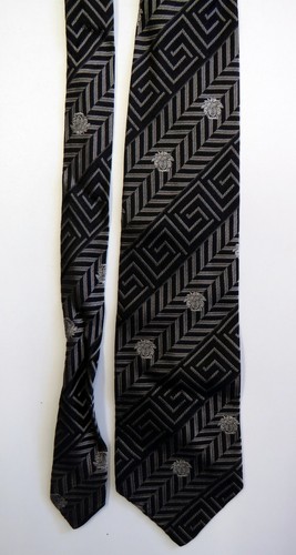 Versace seidenkrawatte greca - seidenkrawatte,
