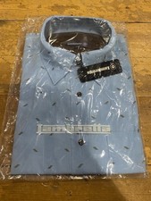 LAMBRETTA S/S HEMD/PUDERBLAU -