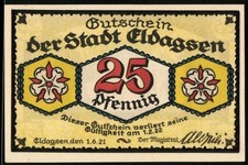 Notgeld Eldagsen 1921, 25