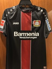 Matchworn Leverkusen Trikot Leon Bailey 2018 Auf Schalke