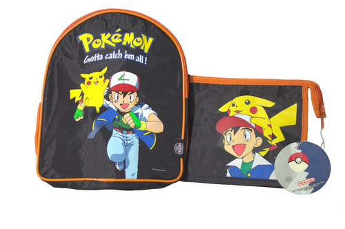 Pokemon set mit pikachu - pikachu, ash