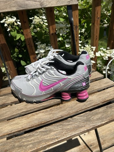 Nike shox turbo silver and - shox,