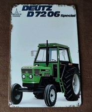 Blechschild Deutz D 7206
