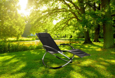 Schaukelliege “Die ultra-leichte Wellness-Liege, Ergonomische Form Gartenliege