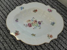 Schumann Bavaria Schale oval ca. 27 cm lang - Vintage Blumen