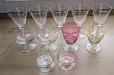 Konvolut: 15 Gläser Vintage Cognacschwenker Sekt Wein Wodka Schnaps 1950/60er