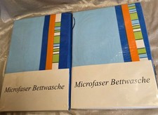 Für 2 Pers. Microfaser Bettwäsche 135 x 200 / 80 x 80 Bett Doppelbett Wäsche