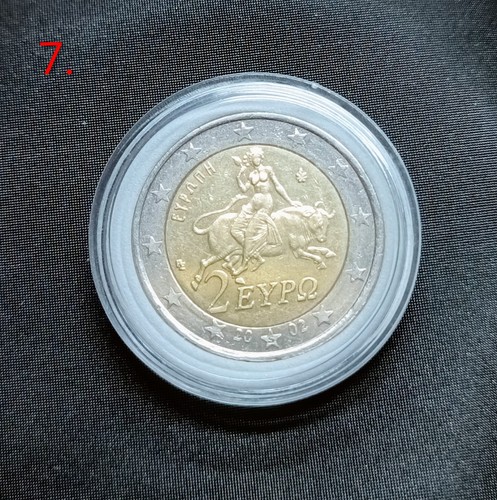 Rare 2002 greece euro with - 2,