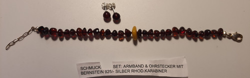 Schmuckset bernstein armband - schmuckset,