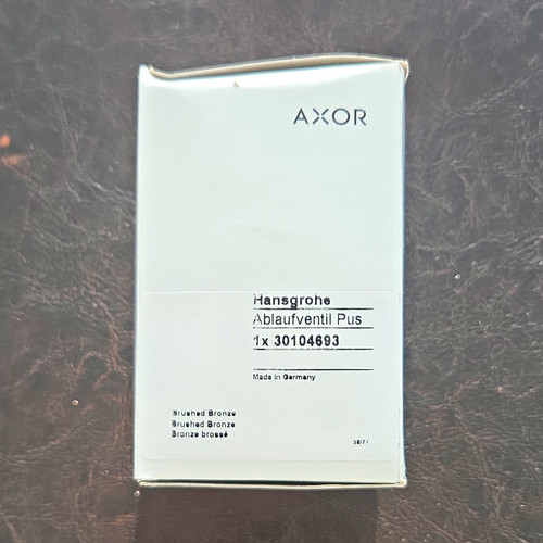 Hansgrohe axor pushopen bronze - hansgrohe,