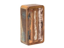 Bad Hängeschrank Kalkutta rustikal Holz Badschrank Badmöbel Wandschrank schmal