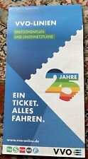 Liniennetzpläne 25 Jahre VVO