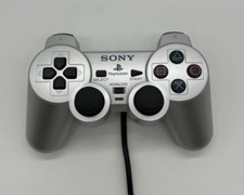 Sony PS2 Playstation 2 Controller in Silber - Original