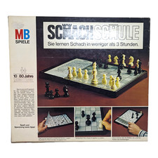 Schachschule MB Spiele Schach lernen Spielzeug Brettspiel 1973 Brettspiele