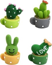 4 Stück Auto Deko Wackelfigur