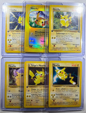 Pikachu Set 6x | 1st Ed |