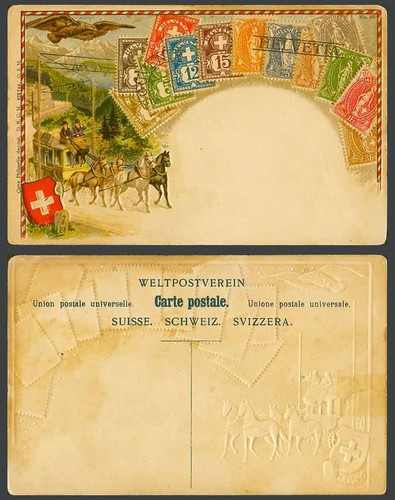Schweiz vintage swiss stamps - swiss,