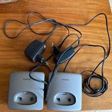 2 Stück Siemens Gigaset Ladeschale S45, Farbe Silber