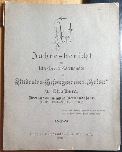 Studenten gesangverein arion - studenten-gesangverein,