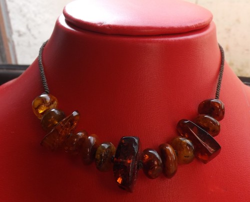Tolle elegante bernstein kette - elegante,