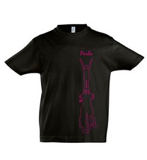 Cheerleader Shirt schwarz