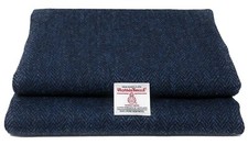Harris Tweed blau und schwarz