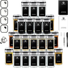 12/24Stk.Gewürzbehälter Glas