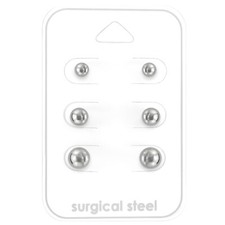 Ohrstecker Set mit Kugeln