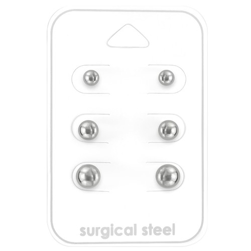 Ohrstecker set mit kugeln - mit,