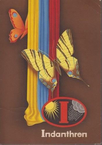 Indanthren werbepostkarte - indanthren., [werbepostkarte].
