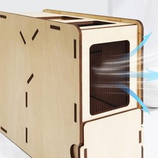 DIY Holz Montage Box mit Fan
