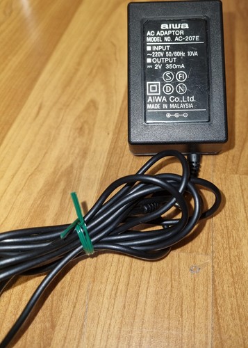 Aiwa 207e dc 350ma - aiwa, ac-207e