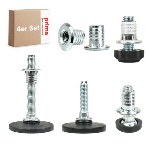 4set stellteller stellfuß - stellteller,
