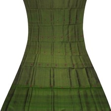 Vintage Grün 100% Reine Seide